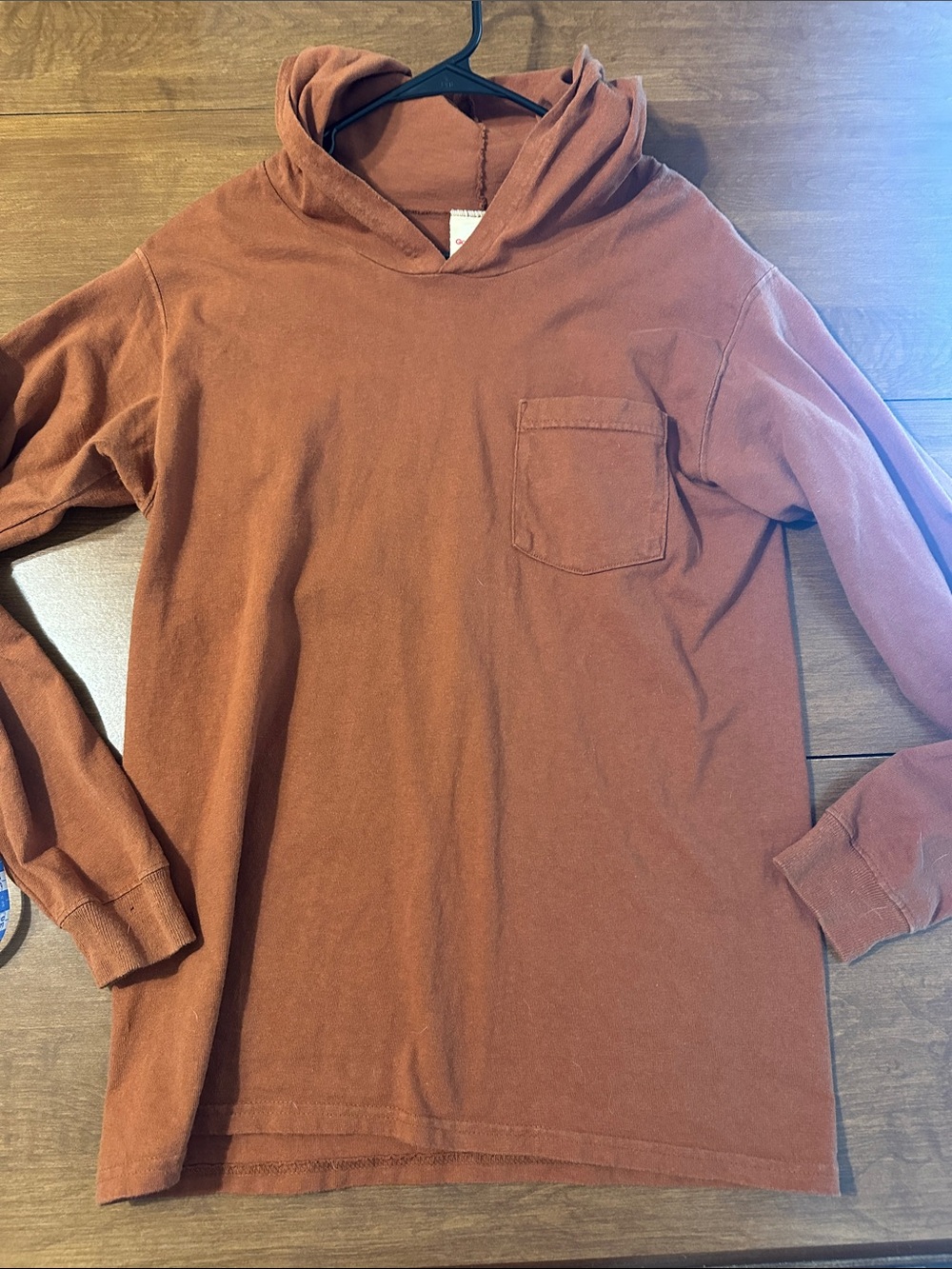 Goodwear long sleeve tee with hood M